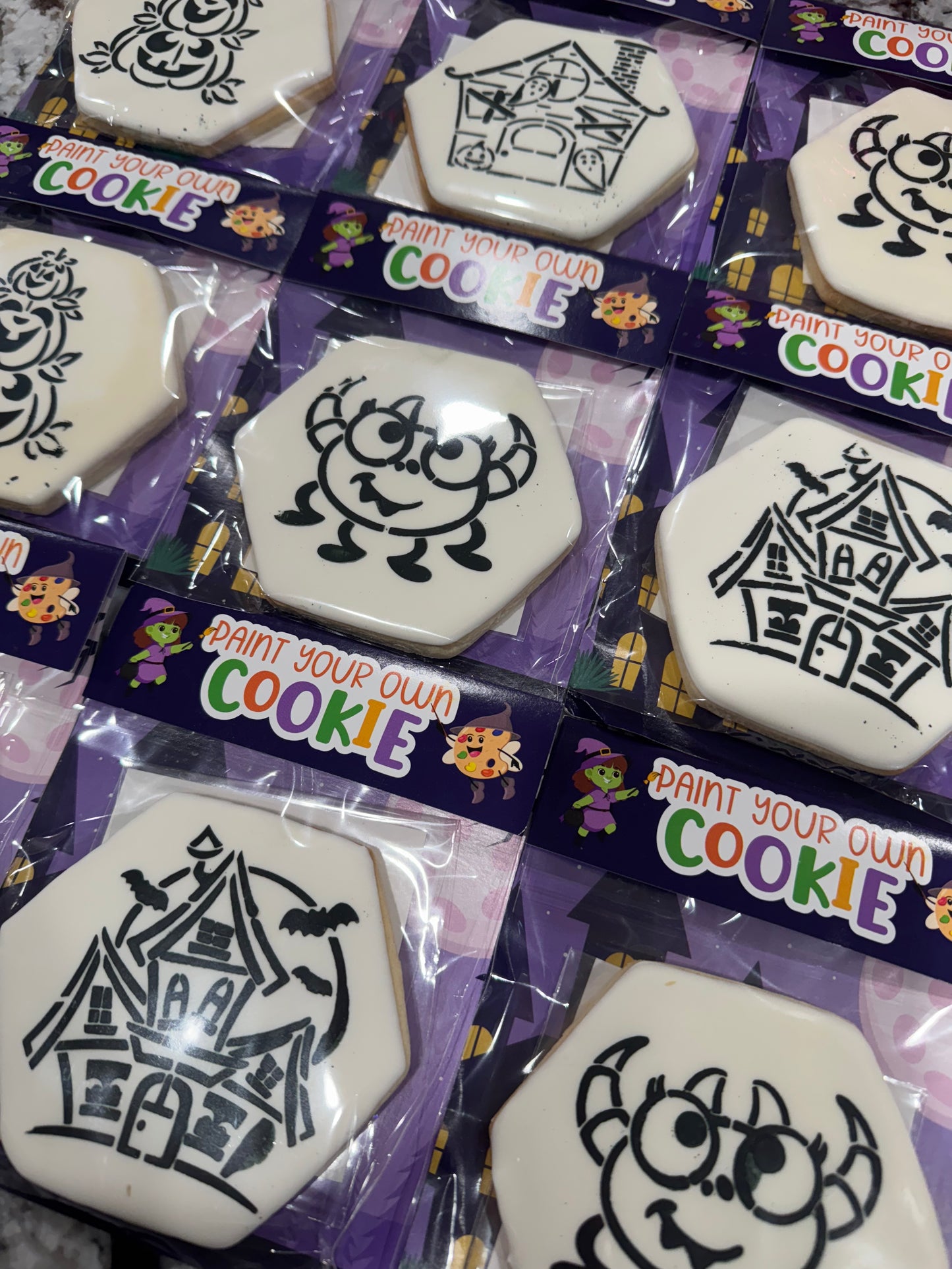 Paint Your Own Halloween Cookie