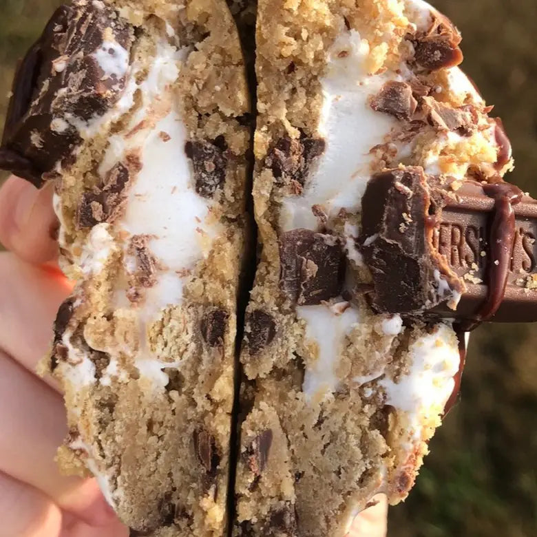 S'mores Stuffed Cookie