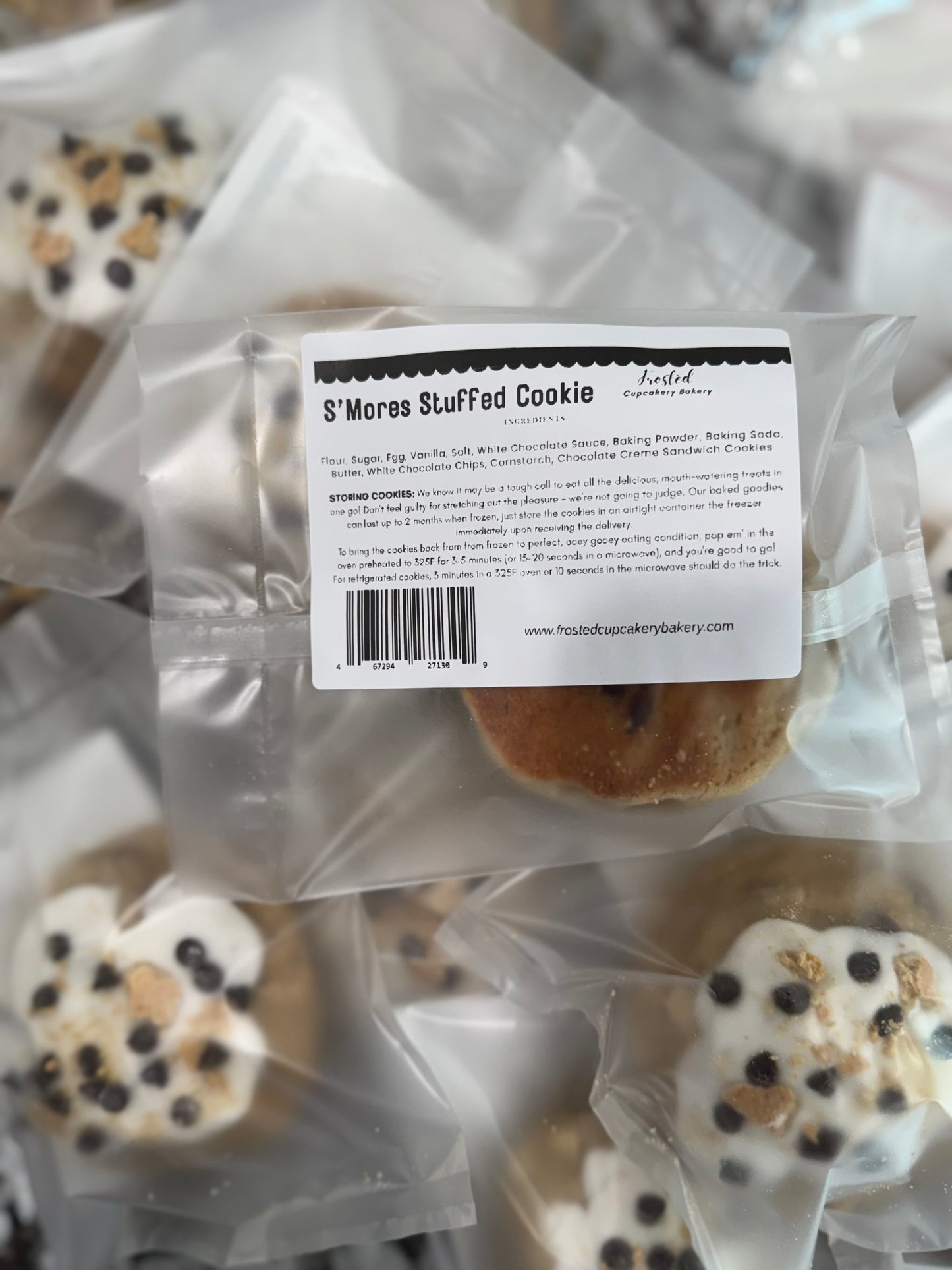 S'mores Stuffed Cookie