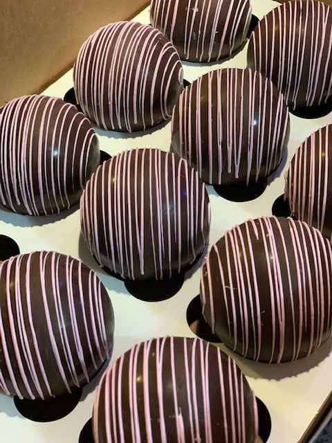Valentine's Day Dark Chocolate Hot Cocoa Bomb