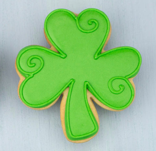 Shamrock Sugar cookies