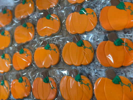 Fall Pumpkin Sugar Cookie