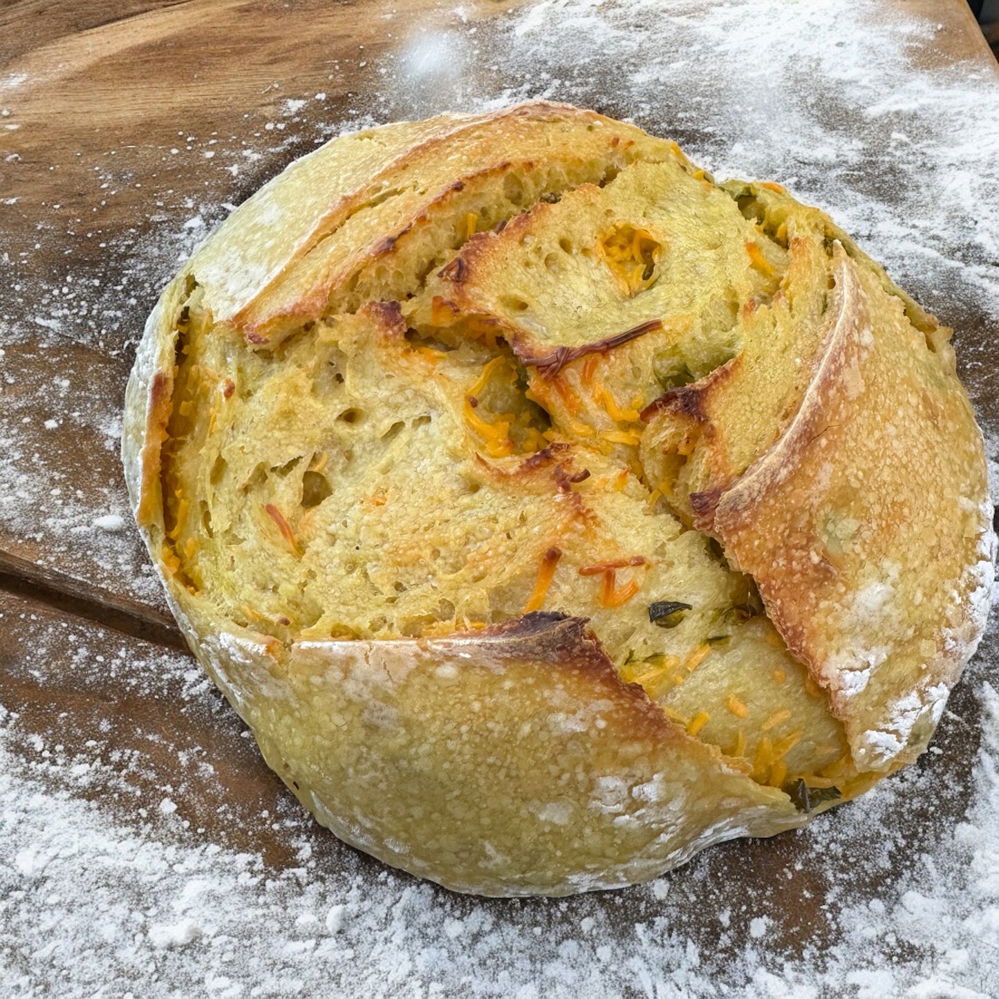 Jalapeño Cheddar Sourdough