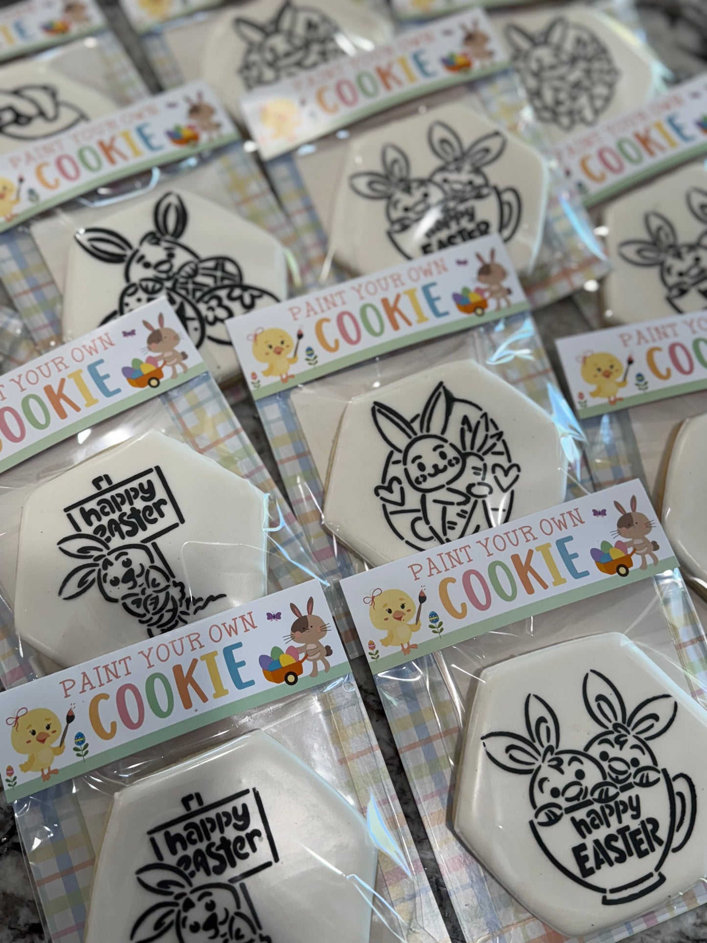 Paint Your Own Easter Cookie