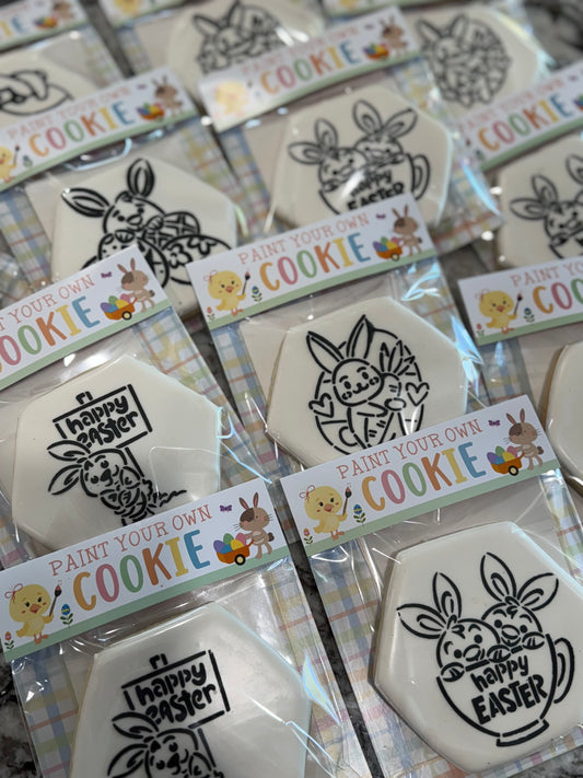 Paint Your Own Easter Cookie