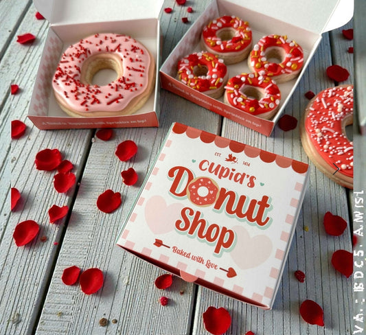 Cupids Doughnut Shop Cookie Box