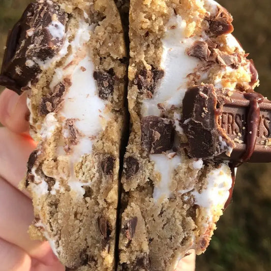 S'mores Stuffed Cookie