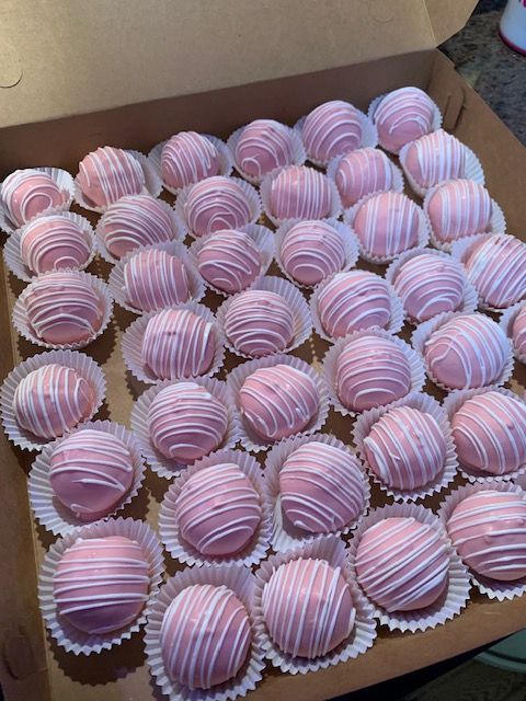 Strawberry Cake Balls