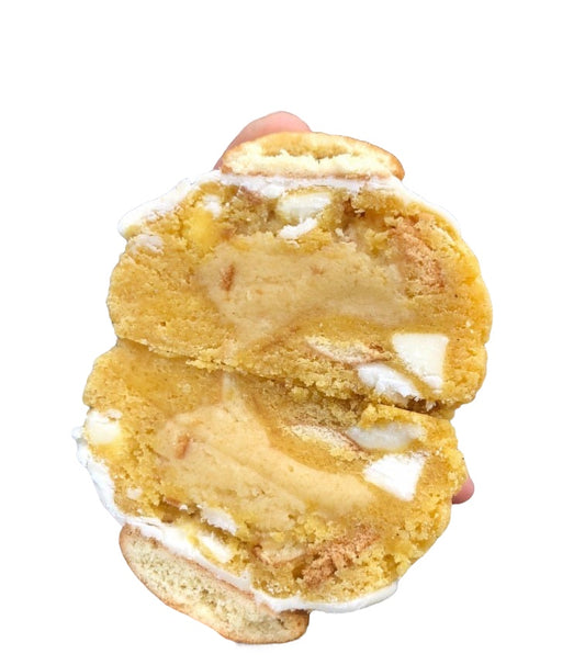Banana Cream Pie Stuffed Cookie