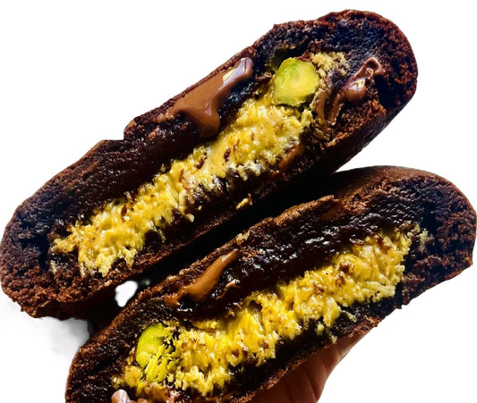 Dubai Chocolate Stuffed Cookie