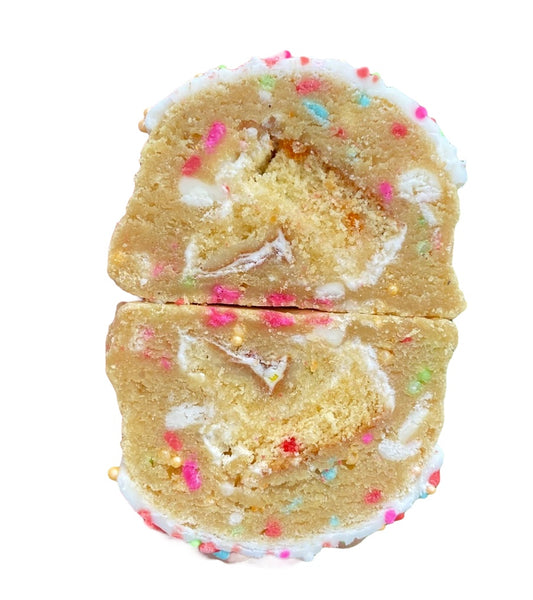 Confetti Cake Stuffed Cookies