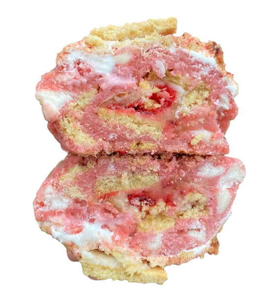 Strawberry Shortcake Crunch Stuffed Cookies