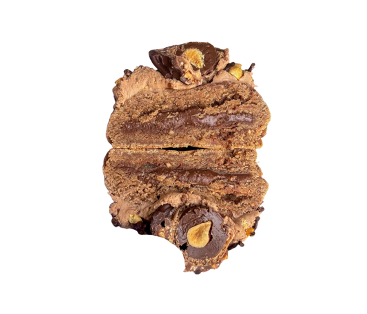Chocolate Hazelnut Stuffed Cookie