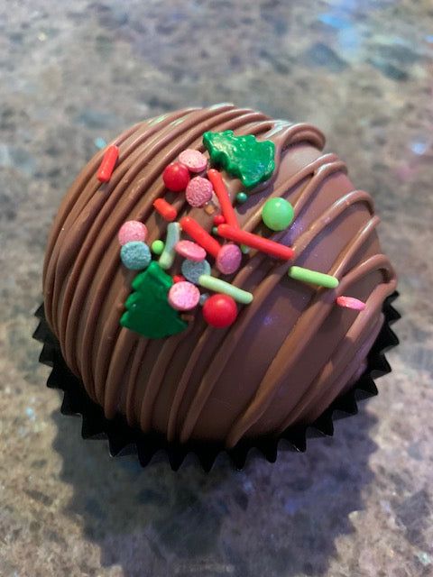 Christmas Sprinkle Cocoa Bomb