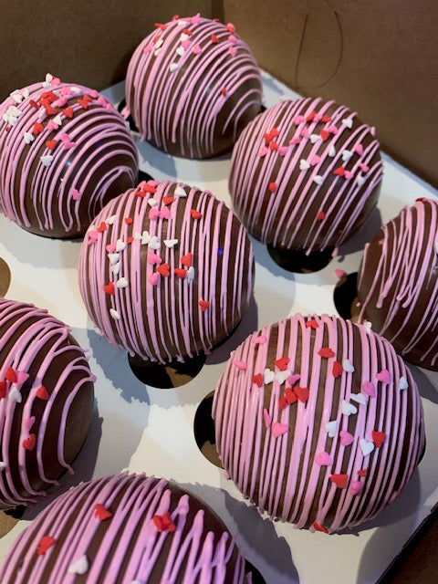 Valentine's Day Classic Milk Chocolate Hot Cocoa Bomb