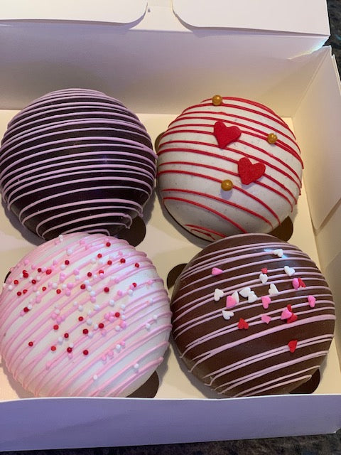 Valentine's Day Cocoa Bomb Gift Box of 4